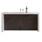 Glam Style Rechthoek Bartafel Witte Kleur Faux Marmeren Bar Eettafel