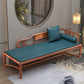 Living Room Chaise Rolled Arms Traditional Upholstered Chaise Lounge with Wooden Base Clearhalo 'Chairs & Seating' 'Chaise Lounge' 'chaise_lounge' 'furn' 'furn_chaise_lounge' 'Furniture' 'Living Room Furniture' 7019732
