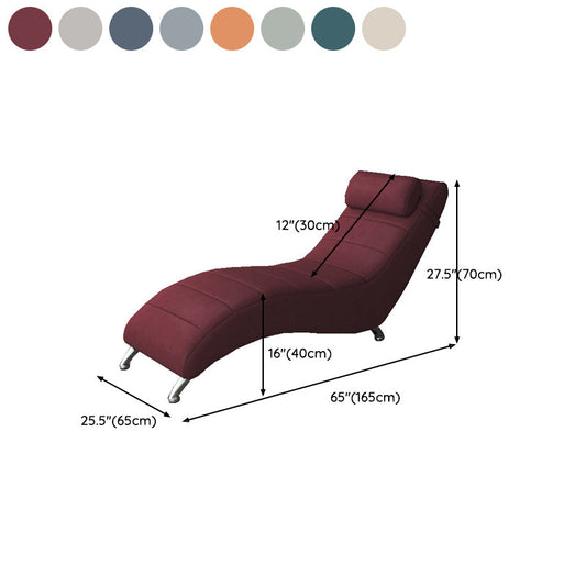 Living Room Armless Chaise Lounge Modern Chaise Lounge with Upholster Clearhalo 'Chairs & Seating' 'Chaise Lounge' 'chaise_lounge' 'furn' 'furn_chaise_lounge' 'Furniture' 'Living Room Furniture' 7019752