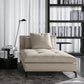 Living Room Chaise Square Arms Modern Chaise Lounge with Cotton Upholster Clearhalo 'Chairs & Seating' 'Chaise Lounge' 'chaise_lounge' 'furn' 'furn_chaise_lounge' 'Furniture' 'Living Room Furniture' 7019756