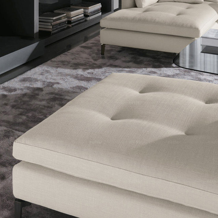 Living Room Chaise Square Arms Modern Chaise Lounge with Cotton Upholster Clearhalo 'Chairs & Seating' 'Chaise Lounge' 'chaise_lounge' 'furn' 'furn_chaise_lounge' 'Furniture' 'Living Room Furniture' 7019758