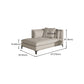 Living Room Chaise Square Arms Modern Chaise Lounge with Cotton Upholster Clearhalo 'Chairs & Seating' 'Chaise Lounge' 'chaise_lounge' 'furn' 'furn_chaise_lounge' 'Furniture' 'Living Room Furniture' 7019761