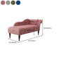 Chaise de brazos enrollados para sala de estar Chaise tapizado de terciopelo de estilo moderno