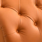 Glam Chaise Lounge Leather Chaise Lounge Sofa Metal Leg for Bedroom Clearhalo 'Chairs & Seating' 'Chaise Lounge' 'chaise_lounge' 'furn' 'furn_chaise_lounge' 'Furniture' 'Living Room Furniture' 7019790