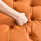 Glam Chaise Lounge Leather Chaise Lounge Sofa Metal Leg for Bedroom Clearhalo 'Chairs & Seating' 'Chaise Lounge' 'chaise_lounge' 'furn' 'furn_chaise_lounge' 'Furniture' 'Living Room Furniture' 7019795