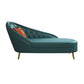 Living Room Chaise Rolled Arms Modern Chaise Lounge with Leather Upholster Blue Left-Arm Chaise Clearhalo 'Chairs & Seating' 'Chaise Lounge' 'chaise_lounge' 'furn' 'furn_chaise_lounge' 'Furniture' 'Living Room Furniture' 7019803
