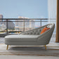 Living Room Chaise Rolled Arms Modern Chaise Lounge with Leather Upholster Clearhalo 'Chairs & Seating' 'Chaise Lounge' 'chaise_lounge' 'furn' 'furn_chaise_lounge' 'Furniture' 'Living Room Furniture' 7019806