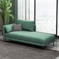 Modern Chaise Lounge Faux Leather Chaise Lounge Sofa with Pillow Lake Blue Left-Arm Chaise Clearhalo 'Chairs & Seating' 'Chaise Lounge' 'chaise_lounge' 'furn' 'furn_chaise_lounge' 'Furniture' 'Living Room Furniture' 7019827