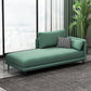 Modern Chaise Lounge Faux Leather Chaise Lounge Sofa with Pillow Lake Blue Right-Arm Chaise Clearhalo 'Chairs & Seating' 'Chaise Lounge' 'chaise_lounge' 'furn' 'furn_chaise_lounge' 'Furniture' 'Living Room Furniture' 7019832