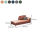 Modern Chaise Lounge Faux Leather Chaise Lounge Sofa with Pillow Clearhalo 'Chairs & Seating' 'Chaise Lounge' 'chaise_lounge' 'furn' 'furn_chaise_lounge' 'Furniture' 'Living Room Furniture' 7019833