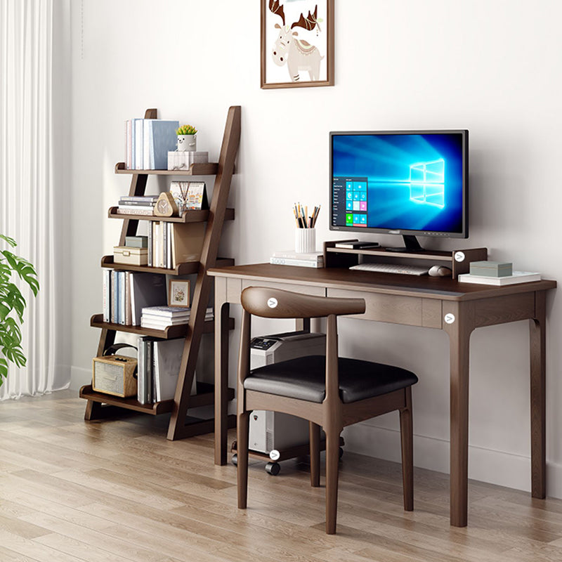 Modern Open Back Ladder Bookshelf Wooden Bookcase for Study Room Clearhalo 'Bookcases' 'furn' 'furn_bookcases' 'Furniture' 'Office Furniture' 7019886