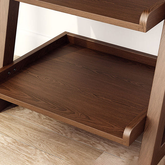 Modern Open Back Ladder Bookshelf Wooden Bookcase for Study Room Clearhalo 'Bookcases' 'furn' 'furn_bookcases' 'Furniture' 'Office Furniture' 7019891