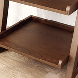 Modern Open Back Ladder Bookshelf Wooden Bookcase for Study Room Clearhalo 'Bookcases' 'furn' 'furn_bookcases' 'Furniture' 'Office Furniture' 7019891