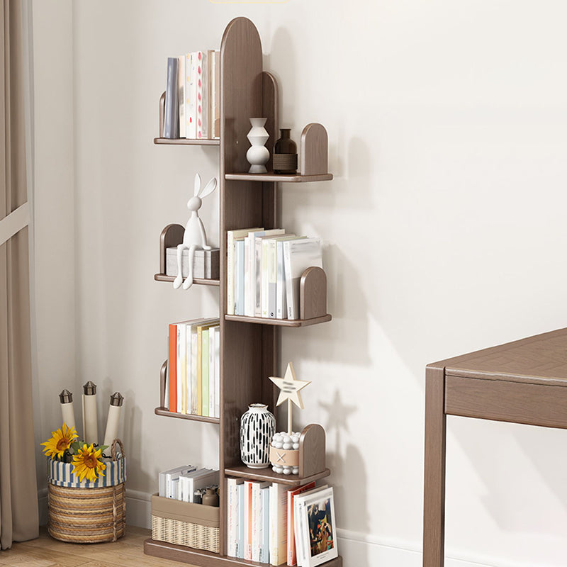 Modern Open Back Standard Book Shelf Wooden Bookcase for Study Room Clearhalo 'Bookcases' 'furn' 'furn_bookcases' 'Furniture' 'Office Furniture' 7019894