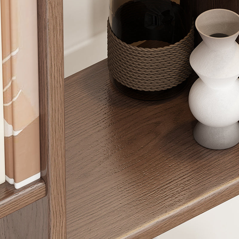 Modern Open Back Standard Book Shelf Wooden Bookcase for Study Room Clearhalo 'Bookcases' 'furn' 'furn_bookcases' 'Furniture' 'Office Furniture' 7019902