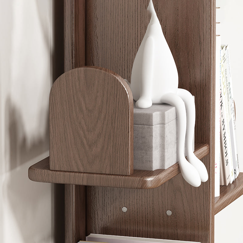 Modern Open Back Standard Book Shelf Wooden Bookcase for Study Room Clearhalo 'Bookcases' 'furn' 'furn_bookcases' 'Furniture' 'Office Furniture' 7019903