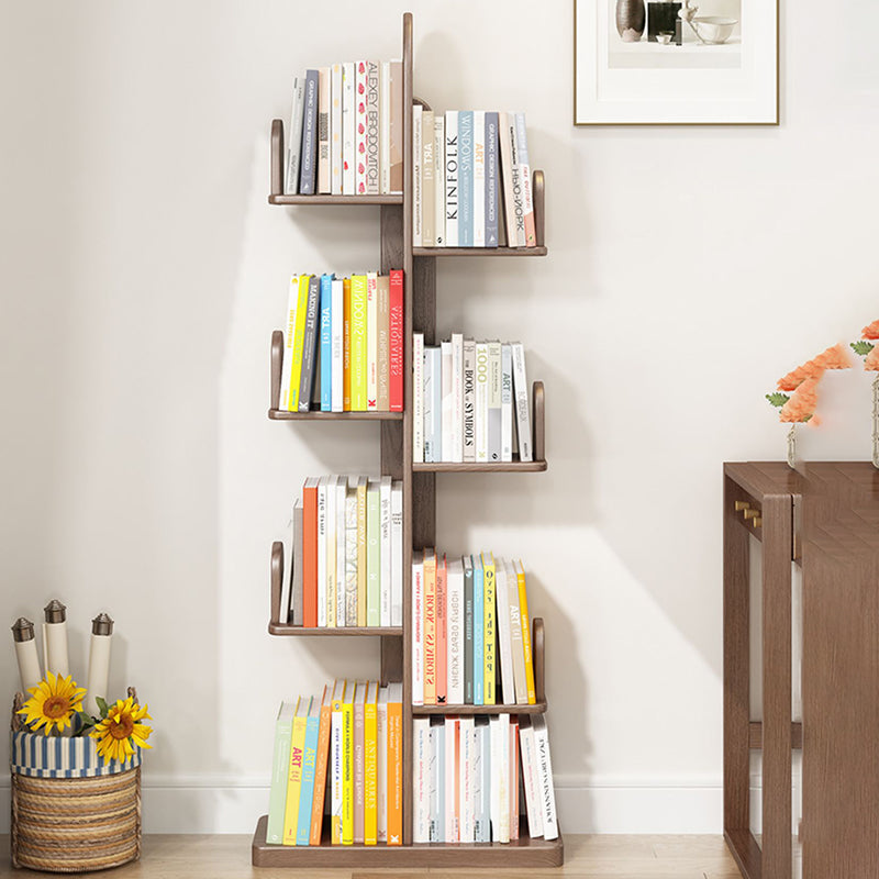 Modern Open Back Standard Book Shelf Wooden Bookcase for Study Room Clearhalo 'Bookcases' 'furn' 'furn_bookcases' 'Furniture' 'Office Furniture' 7019906