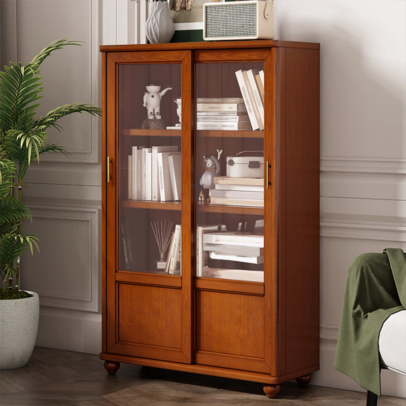 Glam Style Fermed Backshelf Bibliothèque en bois standard pour la salle d'étude