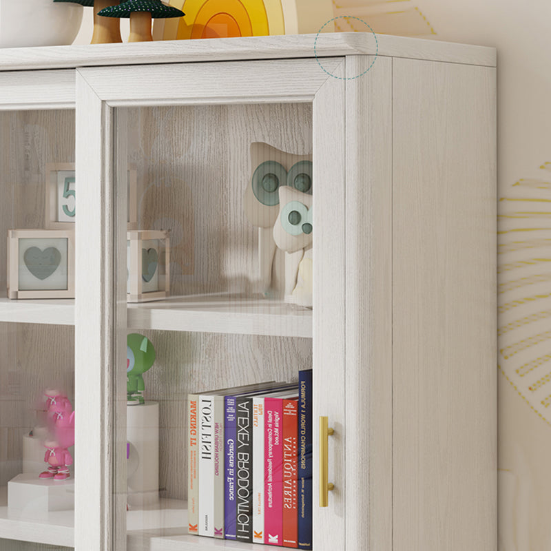 Glam Style Fermed Backshelf Bibliothèque en bois standard pour la salle d'étude