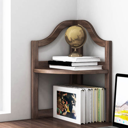 Style moderne ouvert Bibliothèque en bois vertical avec étagères