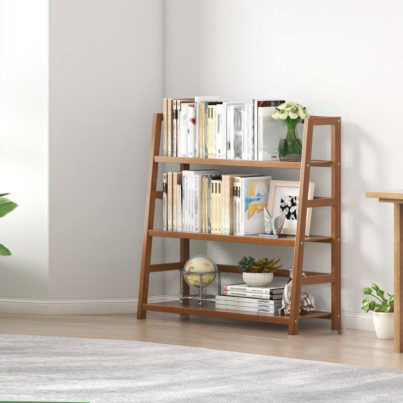 Modern Open Back Ladder boekenplank Engineered houten boekenkast met planken
