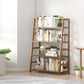 Modern Open Back Ladder boekenplank Engineered houten boekenkast met planken
