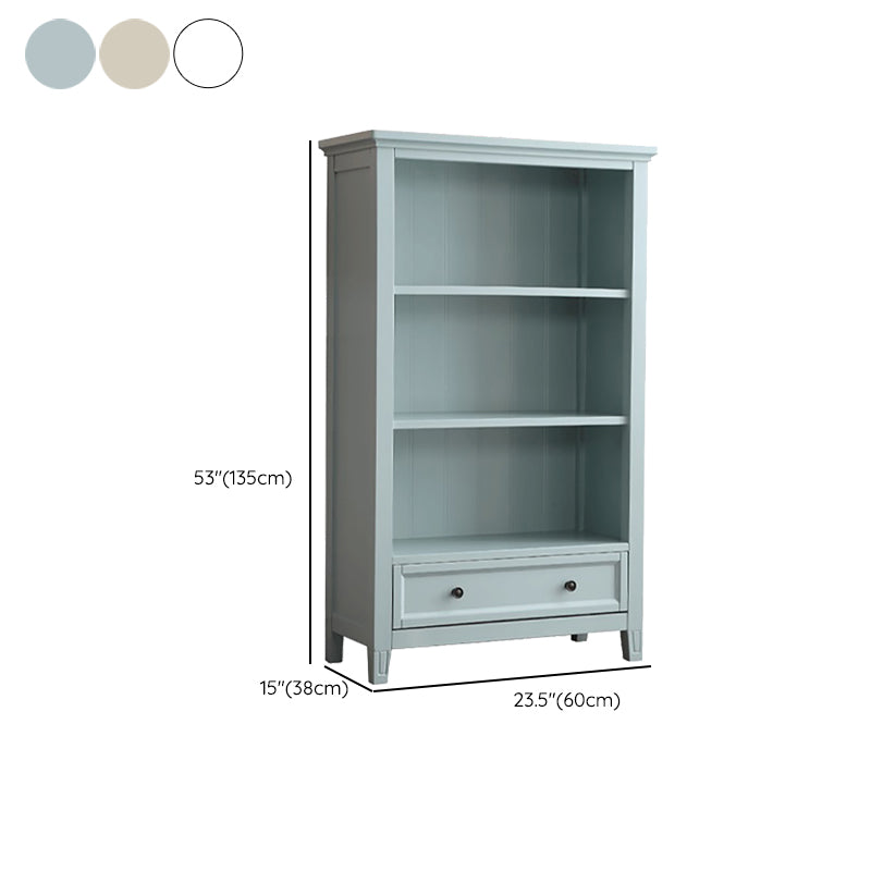 Modern gesloten achterste standaard boekplank houten boekenkast voor studieruimte