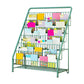 Moderne gesloten back ladder boekenplank metalen planken opgenomen boekenkast