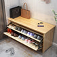 Panchina di ingresso Banca in legno con deposito con scarpe, larghezza 12 "