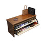 Panchina di ingresso Banca in legno con deposito con scarpe, larghezza 12 "