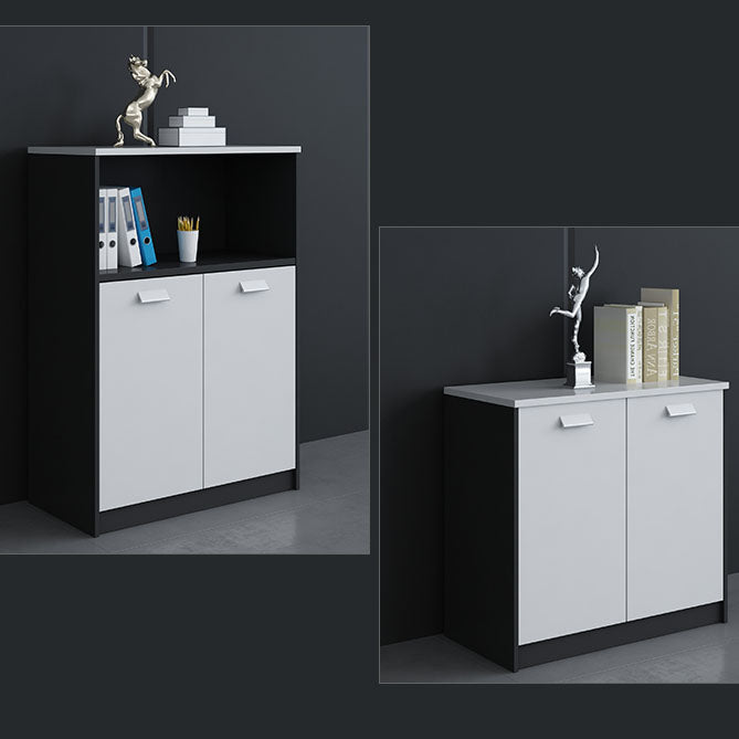 Archivo de madera de archivos laterales de estilo nórdico para la oficina en casa