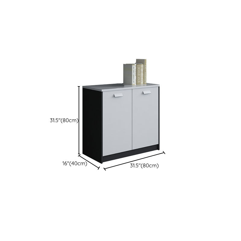 Archivo de madera de archivos laterales de estilo nórdico para la oficina en casa