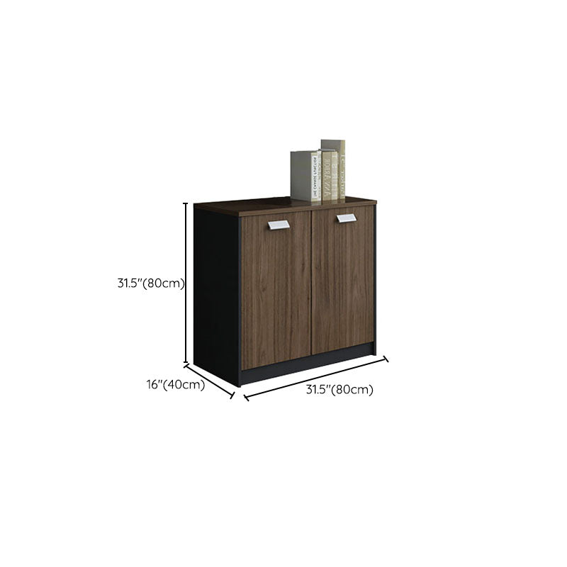 Archivo de madera de archivos laterales de estilo nórdico para la oficina en casa