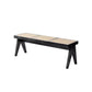 Tropical Seating Bench Wooden Entryway and Bedroom Bench , 15" W