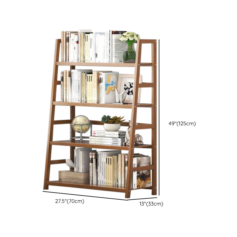 Modern Open Back Ladder boekenplank Engineered houten boekenkast met planken