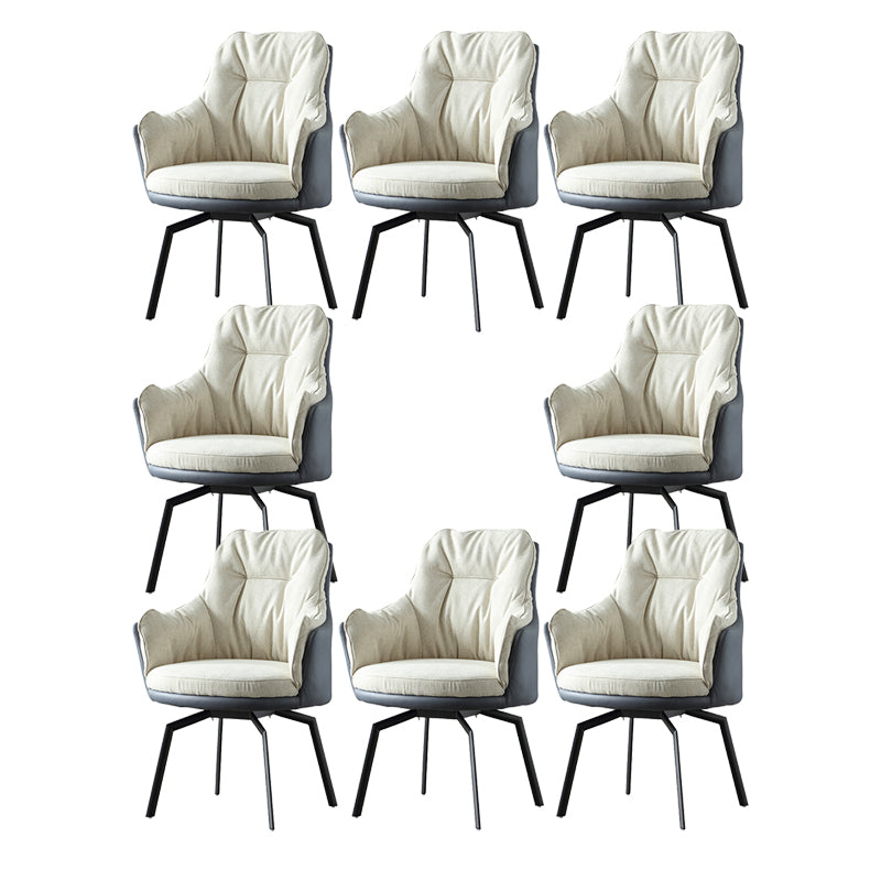 Chaise de bureau moderne sans arme sans chaise de bureau ergonomique pénible