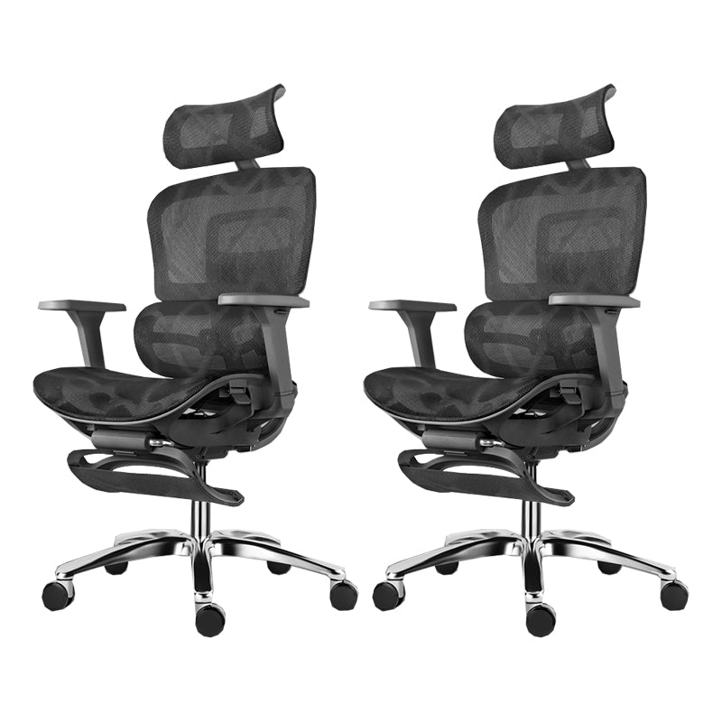 Chaise de bureau à glissement moderne chaise de bureau de hauteur de siège réglable avec dos respirant