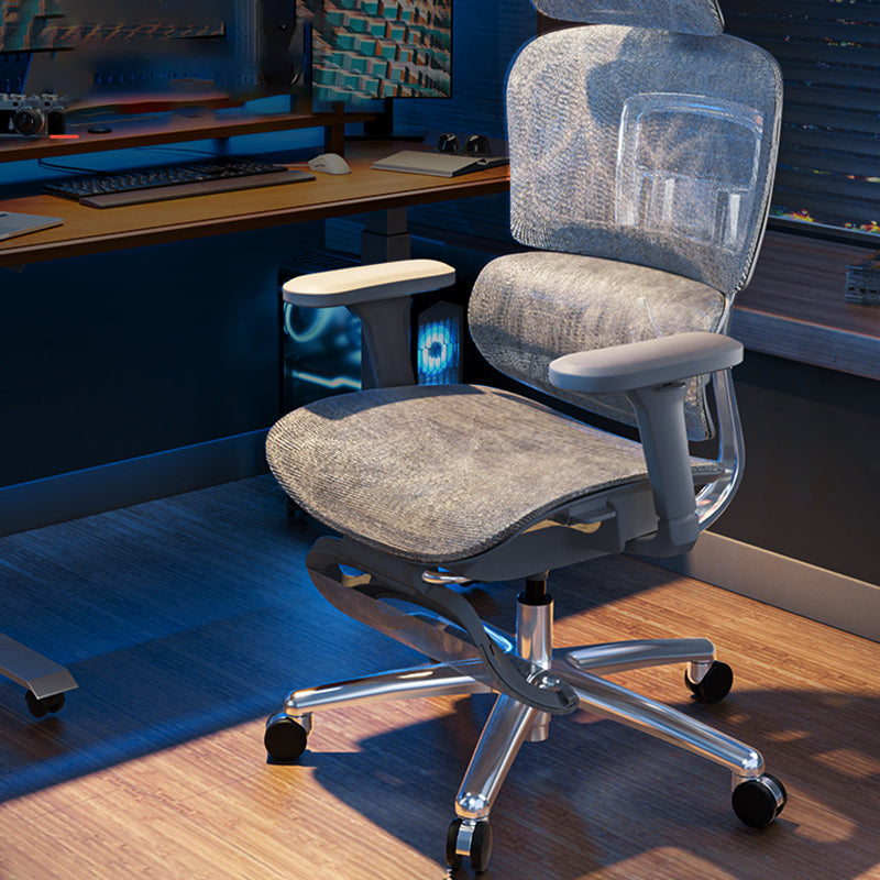 Chaise de bureau à glissement moderne chaise de bureau de hauteur de siège réglable avec dos respirant