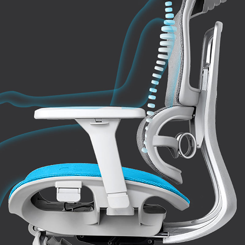 Chaise de bureau à glissement moderne chaise de bureau de hauteur de siège réglable avec dos respirant