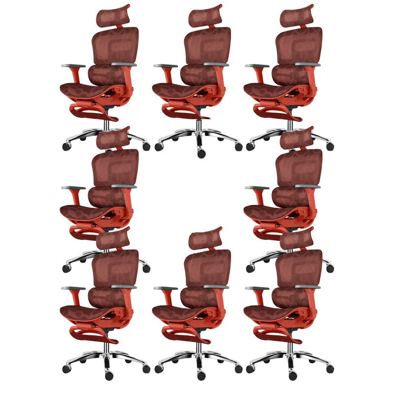 Chaise de bureau à glissement moderne chaise de bureau de hauteur de siège réglable avec dos respirant