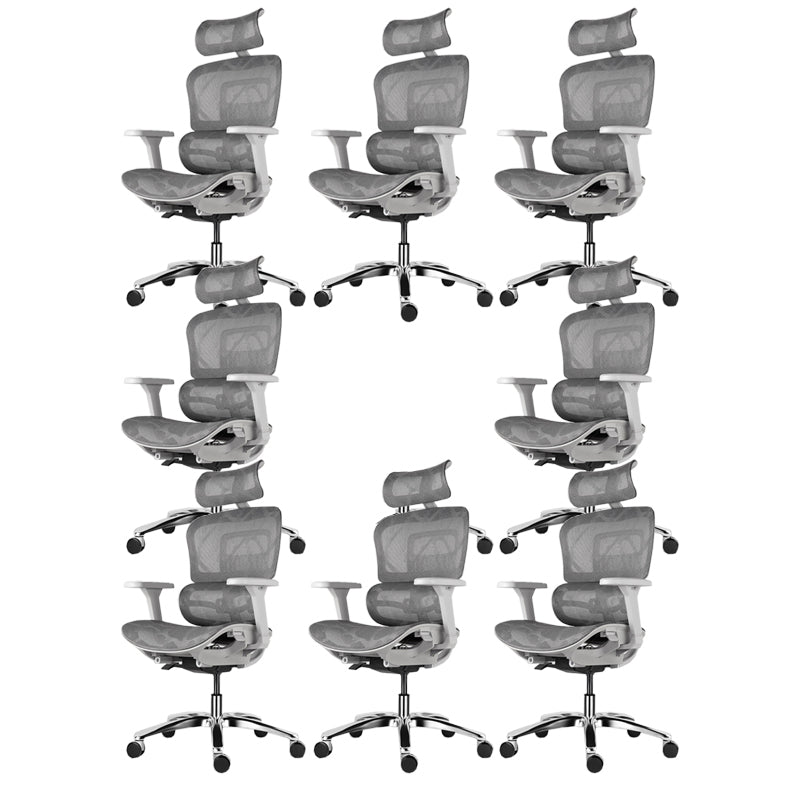 Chaise de bureau à glissement moderne chaise de bureau de hauteur de siège réglable avec dos respirant