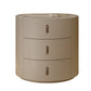 Contemporary Night Table Stone Accent Table Nightstand with 3 Drawers for Home Clearhalo 'Bedroom Furniture' 'furn' 'furn_night_stand' 'Furniture' 'night_stand' 'Nightstands' 7023988