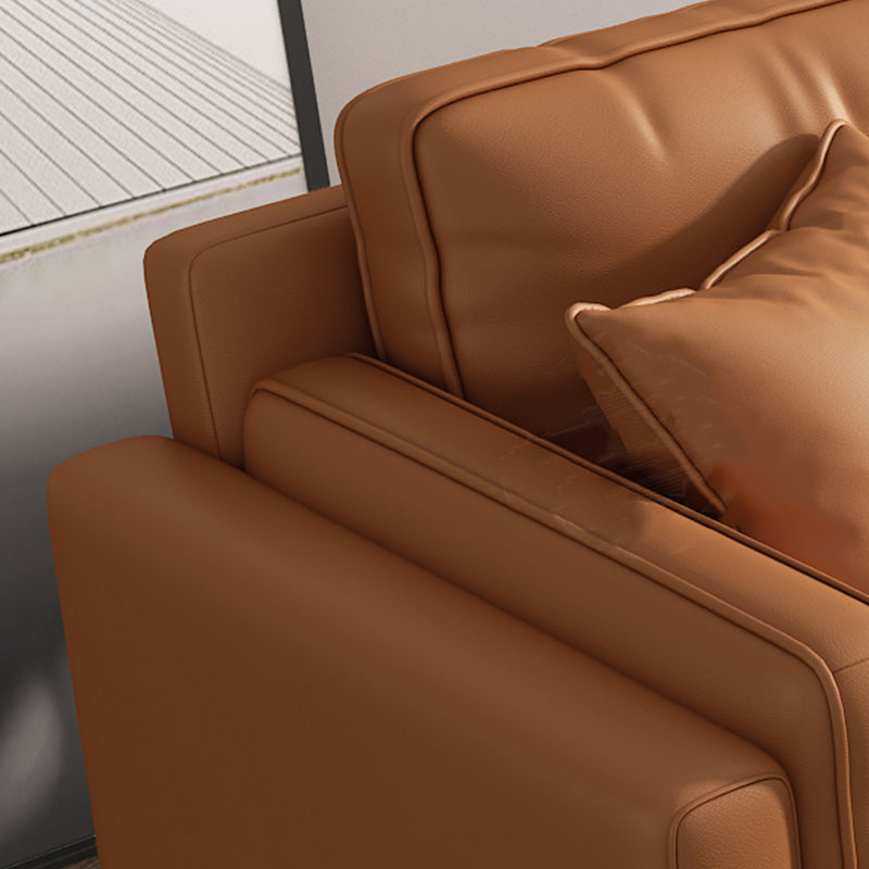 33" Wide Contemporary Sleeper Sofa Futon Orange Sleeper Sofa