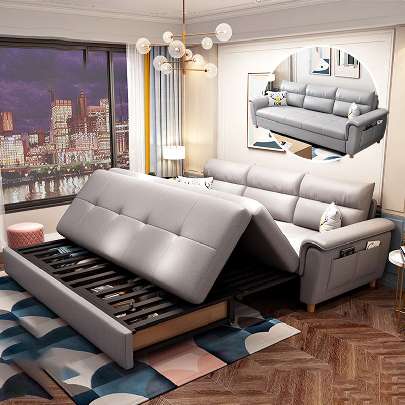 33 "divano dormiente ampio contemporaneo futon grigio divano.