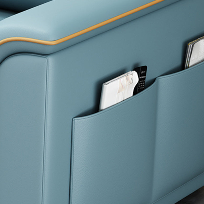 グラムブルースリーパーソファ枕には、保管付きの布団スリーパーソファベッドが含まれていました