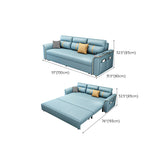 グラムブルースリーパーソファ枕には、保管付きの布団スリーパーソファベッドが含まれていました