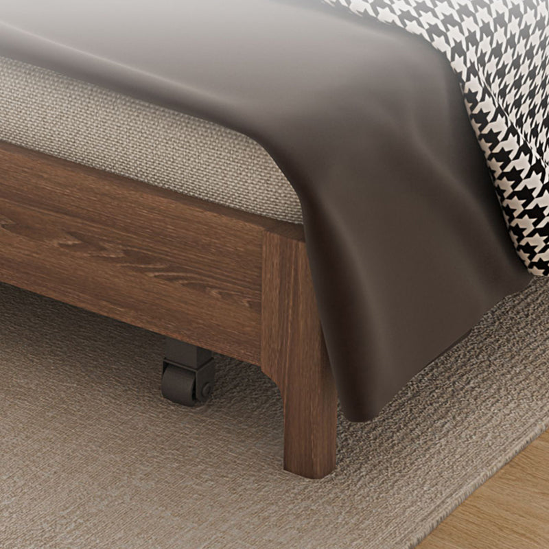 31 "de ancho Sofá de durmiente escandinavo Futón de madera Sofá para dormir plegable