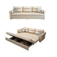 Modern Sleeper Sofa Flared Arms Futon Sleeper Sofa Bed with Storage