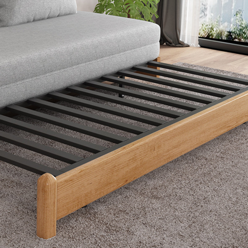 31" Wide Contemporary Sleeper Sofa Futon Gray Wood Sleeper Sofa Clearhalo 'furn' 'furn_futons' 'Furniture' 'Futons & Daybeds' 'Futons' 'Living Room Furniture' 7024361