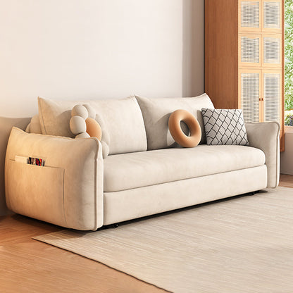 Divano per dormiente futon scandinavo divano convertibile bianco per soggiorno